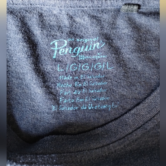 Original Penguin Blue Short Sleeve T-Shirt - Picture 3 of 7